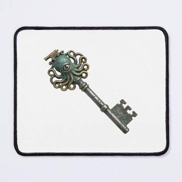 Item preview, Antique Captain's Octopus Skeleton Key designed and sold by octozap.