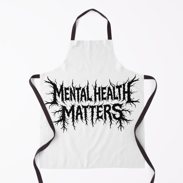 Item preview, Mental Health Matters Black Metal Style Logo designed and sold by Eh Plus Designs.