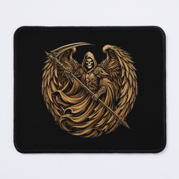 Item preview, Grim Reaper Coyote Brown Tactical Skull Sticker – Dark Gothic Reaper Art designed and sold by MaulCabral Designs.