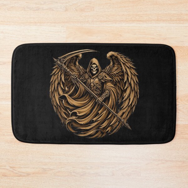 Item preview, Grim Reaper Coyote Brown Tactical Skull Sticker – Dark Gothic Reaper Art designed and sold by MaulCabral Designs.
