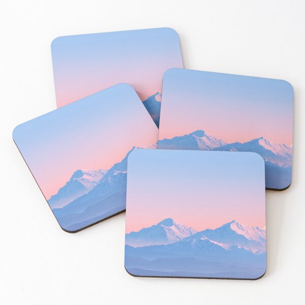 Item preview, Minimalist Mount McKinley Mountain, Nature Landscape, Sunrise Mount McKinley designed and sold by PandaKunst.