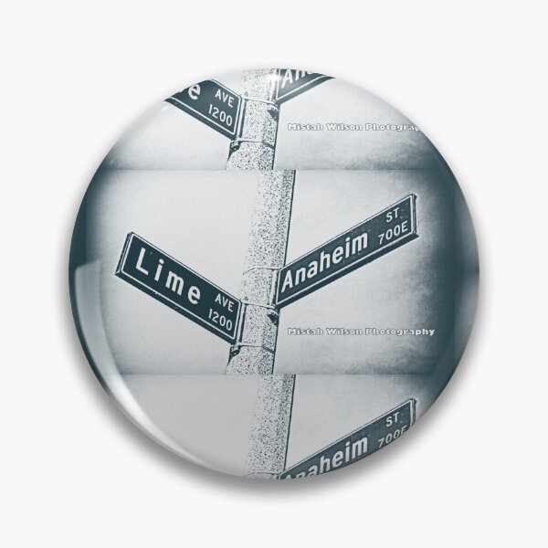 Item preview, Lime Avenue & Anaheim Street, Long Beach, CA (Spring 2026 Edition) designed and sold by The Street Sign Store.