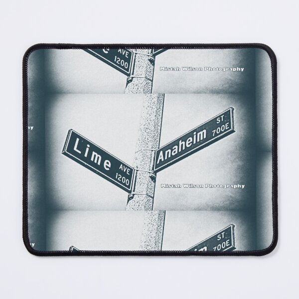 Item preview, Lime Avenue & Anaheim Street, Long Beach, CA (Spring 2026 Edition) designed and sold by The Street Sign Store.