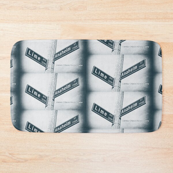 Item preview, Lime Avenue & Anaheim Street, Long Beach, CA (Spring 2026 Edition) designed and sold by The Street Sign Store.