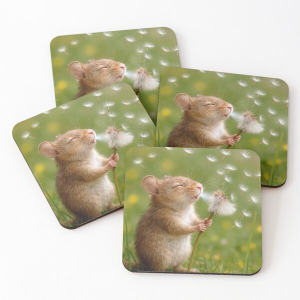 Item preview, Mouse Blowing On a Dandelion designed and sold by Maria Dryfhout.
