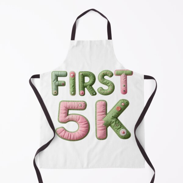 Item preview, FIRST 5K - IN FAUX LETTERING designed and sold by AlexOBrienArt.