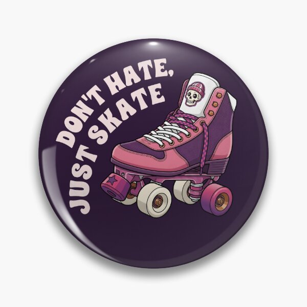 Item preview, Retro Quad Roller Skate Don't Hate Just Skate  designed and sold by LinaValearte.