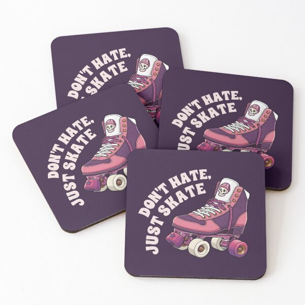 Item preview, Retro Quad Roller Skate Don't Hate Just Skate  designed and sold by LinaValearte.