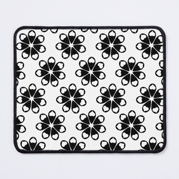 Item preview, Black & White Love Tears Flowers on White designed and sold by Digitalmyth's Designs.