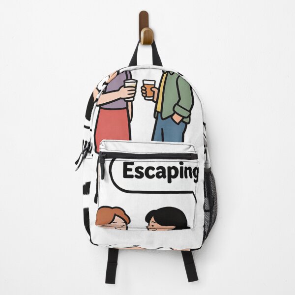 Item preview, Escaping Small Talk Funny Introvert Escape designed and sold by LowBattery Social Club.