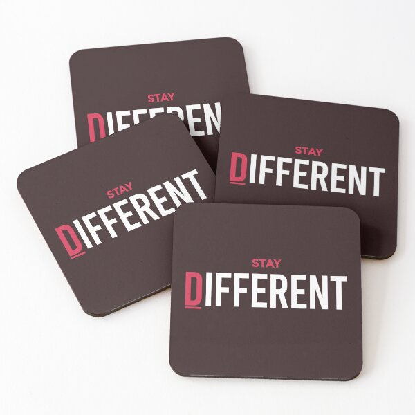 Item preview, Stay Different Minimal Typography T-Shirt designed and sold by Storetarek.