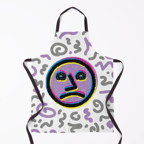 Item preview, Sad – Bold Retro Unhappy Face Emoji Art Print designed and sold by Fabulosa Designs.
