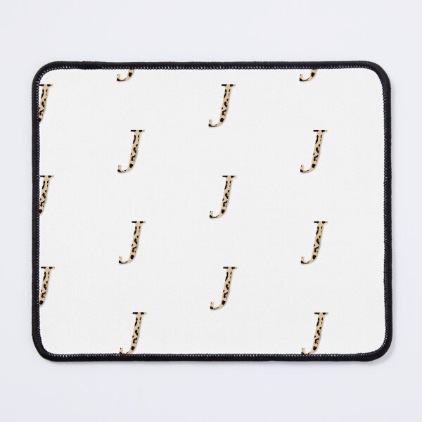 Item preview, Letter J with Leopard Pattern designed and sold by LilasStyle.