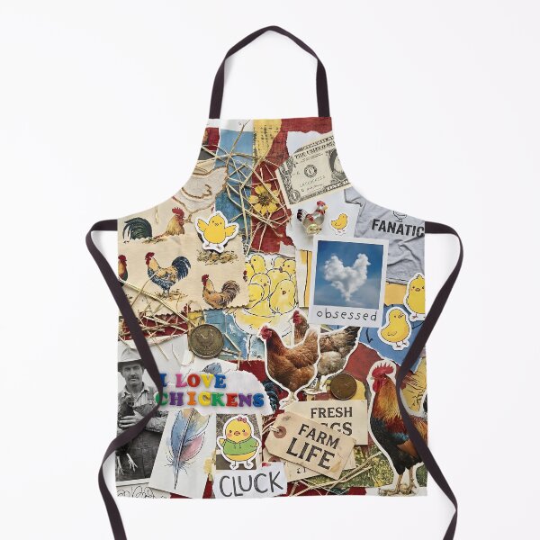 Item preview, Chicken Lovers Collage Scrapbook Chaos designed and sold by GlueGunEnergy.