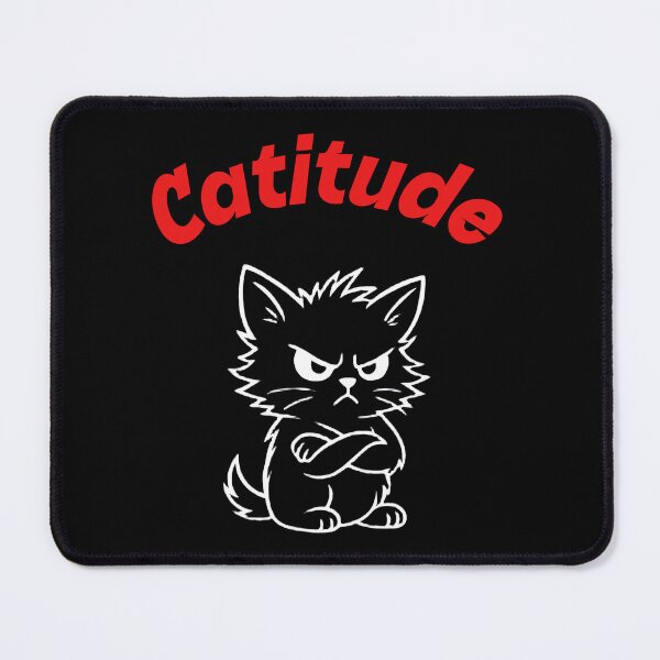 Item preview, Catitude – Funny Grumpy Cat Attitude Design for Cat Lovers. designed and sold by TBWCREATIONS.