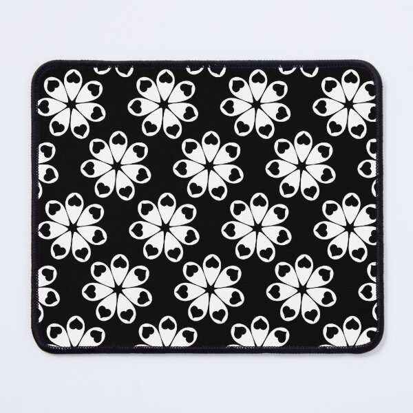 Item preview, White & Black Love Tears Flowers on Black designed and sold by Digitalmyth's Designs.