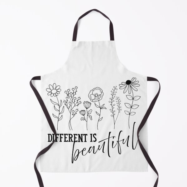Item preview, Different Is Beautiful – Diversity Floral Line Art black designed and sold by A-Szczesniak.