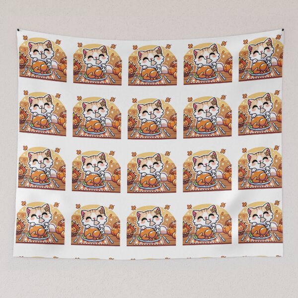 Item preview, Meowy Thanksgiving: The Feline Feast  designed and sold by best-2025.
