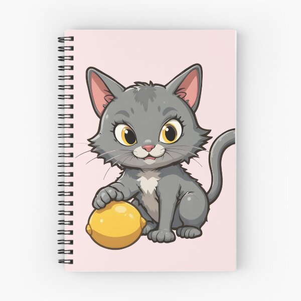 Item preview, Cat Playing with Lemon - Playful Cavetown Design designed and sold by WowDezign.