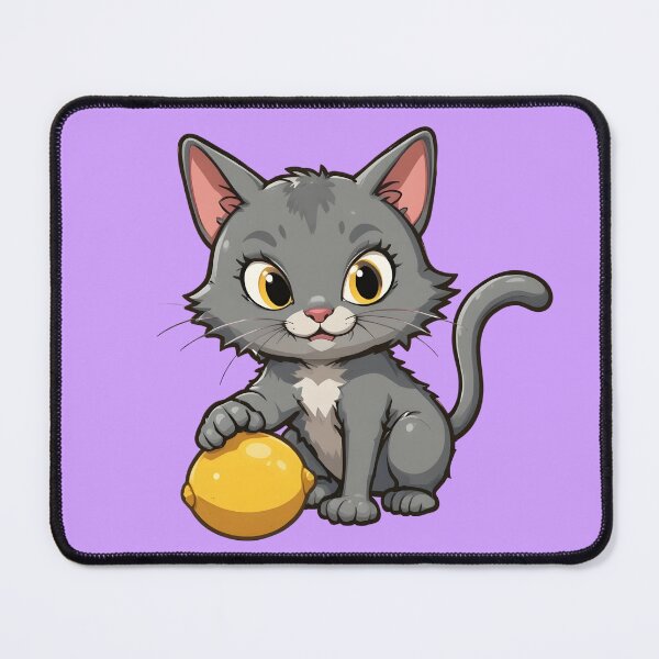 Item preview, Cat Playing with Lemon - Playful Cavetown Design designed and sold by WowDezign.