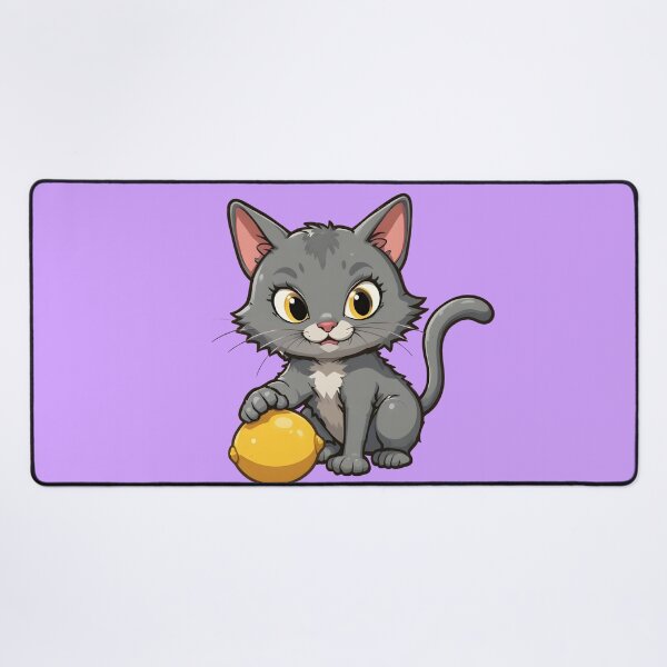 Item preview, Cat Playing with Lemon - Playful Cavetown Design designed and sold by WowDezign.