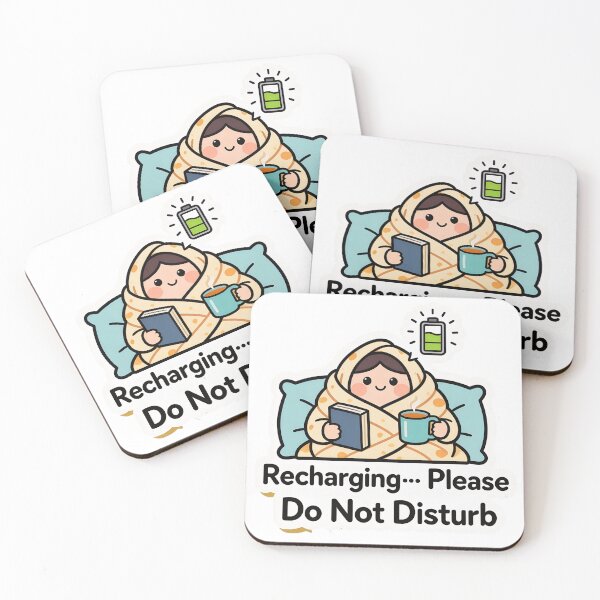 Item preview, Recharging Please Do Not Disturb Introvert Blanket designed and sold by LowBattery Social Club.