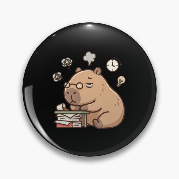 Item preview, Capybara Burnout  designed and sold by DreamBrushy.