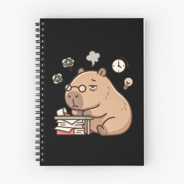 Item preview, Capybara Burnout  designed and sold by DreamBrushy.