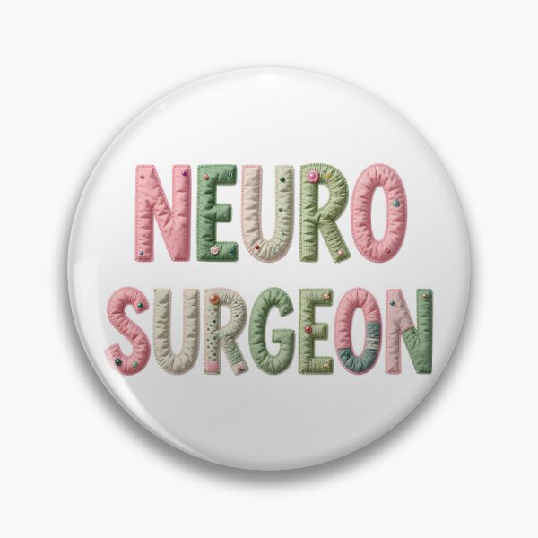 Item preview, NEUROSURGEON - IN FAUX LETTERING designed and sold by AlexOBrienArt.