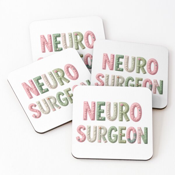 Item preview, NEUROSURGEON - IN FAUX LETTERING designed and sold by AlexOBrienArt.