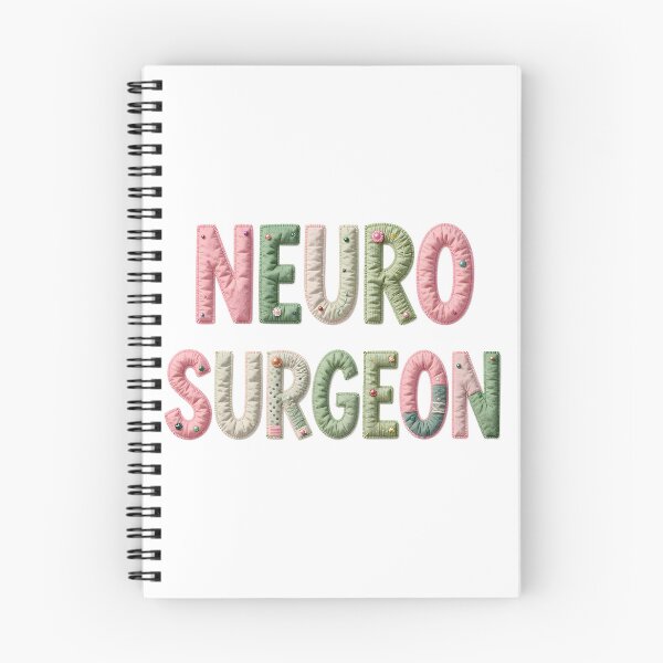 Item preview, NEUROSURGEON - IN FAUX LETTERING designed and sold by AlexOBrienArt.