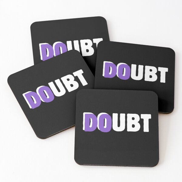 Item preview, Do Doubt – Motivational Typography with Purple Accent designed and sold by A-Szczesniak.