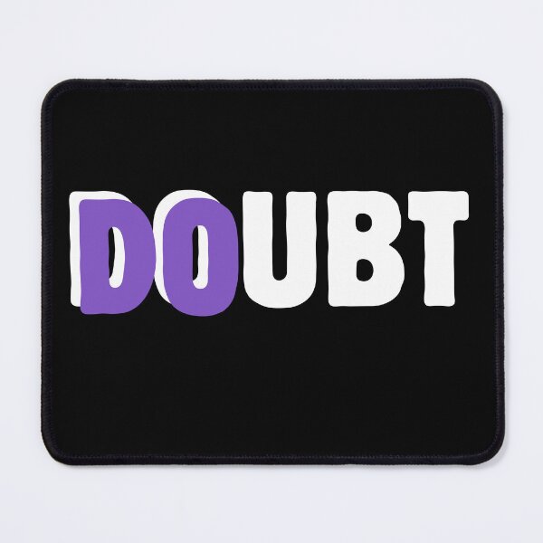 Item preview, Do Doubt – Motivational Typography with Purple Accent designed and sold by A-Szczesniak.