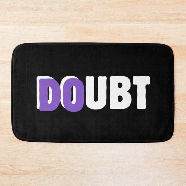 Item preview, Do Doubt – Motivational Typography with Purple Accent designed and sold by A-Szczesniak.