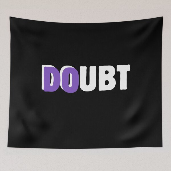 Item preview, Do Doubt – Motivational Typography with Purple Accent designed and sold by A-Szczesniak.
