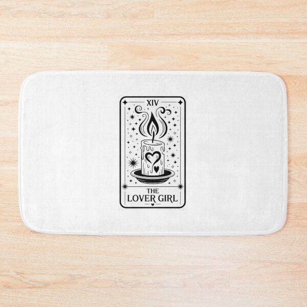 Item preview, The Lover Girl Tarot Card Aesthetic Candle Design designed and sold by Aura.Creative.