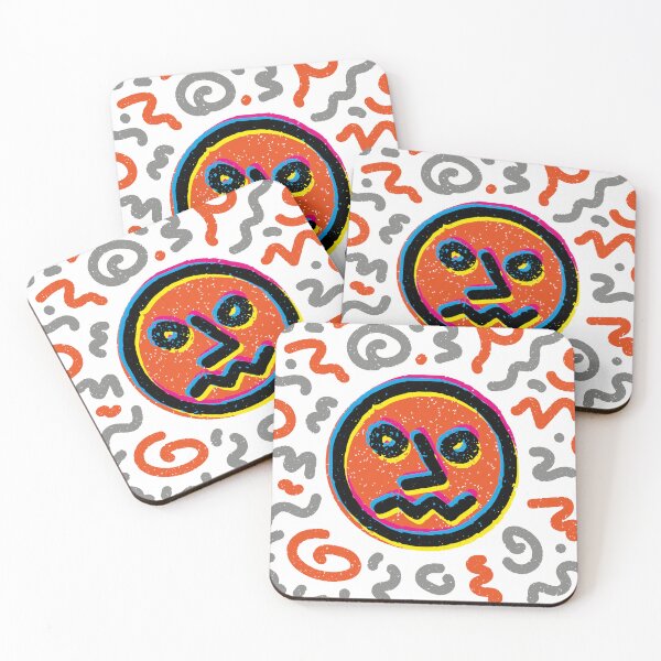Item preview, Anger – Bold Retro Furious Face Emoji Art Print designed and sold by Fabulosa Designs.