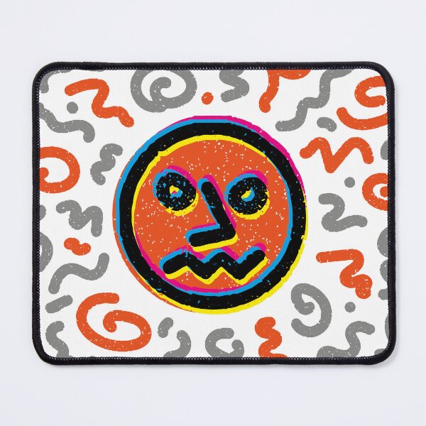 Item preview, Anger – Bold Retro Furious Face Emoji Art Print designed and sold by Fabulosa Designs.