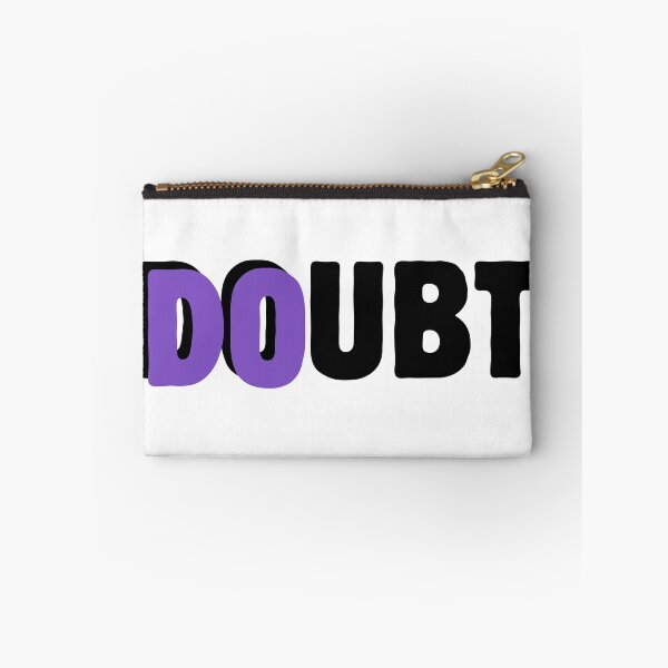 Item preview, Do Doubt – Motivational Typography with Purple Accent black designed and sold by A-Szczesniak.