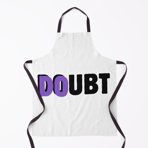 Item preview, Do Doubt – Motivational Typography with Purple Accent black designed and sold by A-Szczesniak.