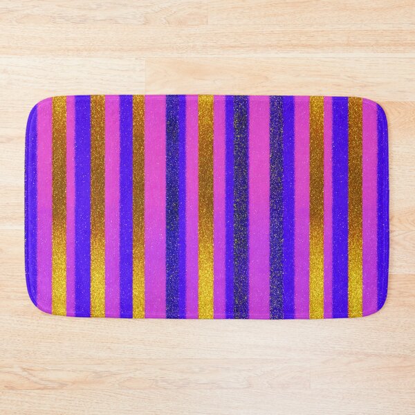Item preview, Violet Pink Gold Stripe Pattern designed and sold by bubblegoth.