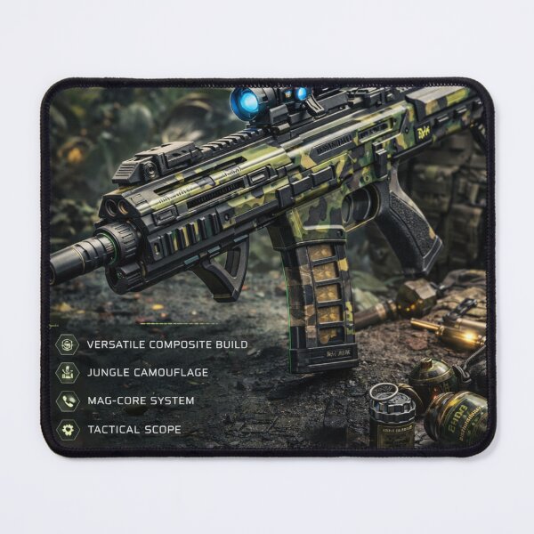 Item preview, Prismatech Astra Jungle Rifle – Futuristic Composite Assault Weapon – 2040 Military Concept designed and sold by Beaurozier.