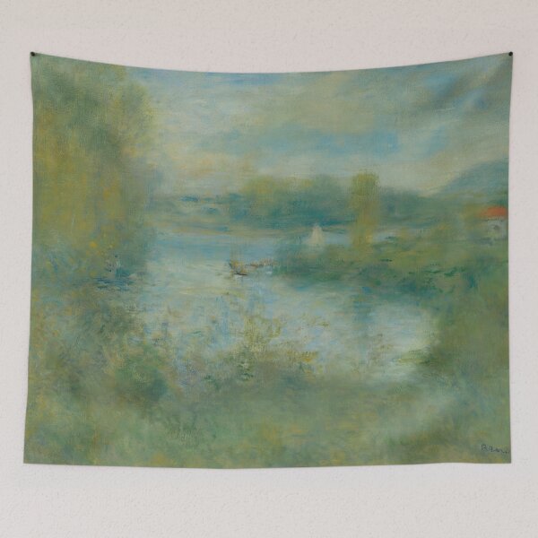 Item preview, Petit Bras De Seine a Argenteuil by Pierre-Auguste Renoir: Impressionist River Scene designed and sold by artofuniverse.