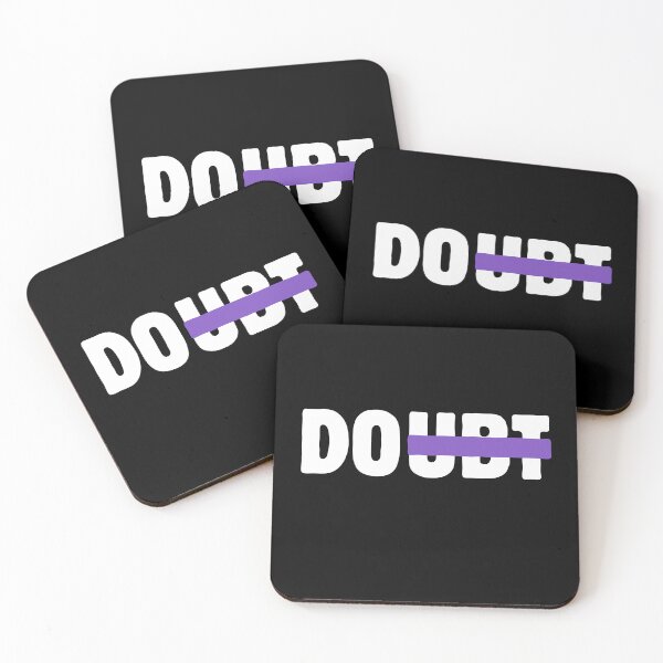 Item preview, Don’t Doubt – Strike Through Motivational Typography designed and sold by A-Szczesniak.