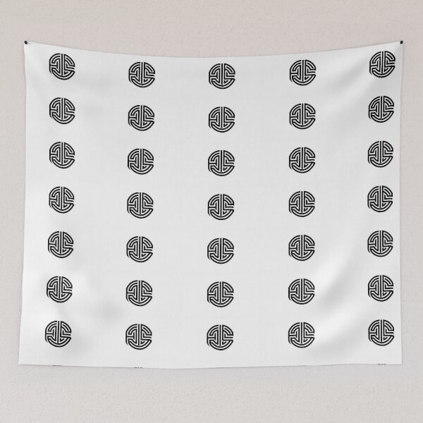 Item preview, Monogrammed Geometric Maze  designed and sold by ChinsCompany.