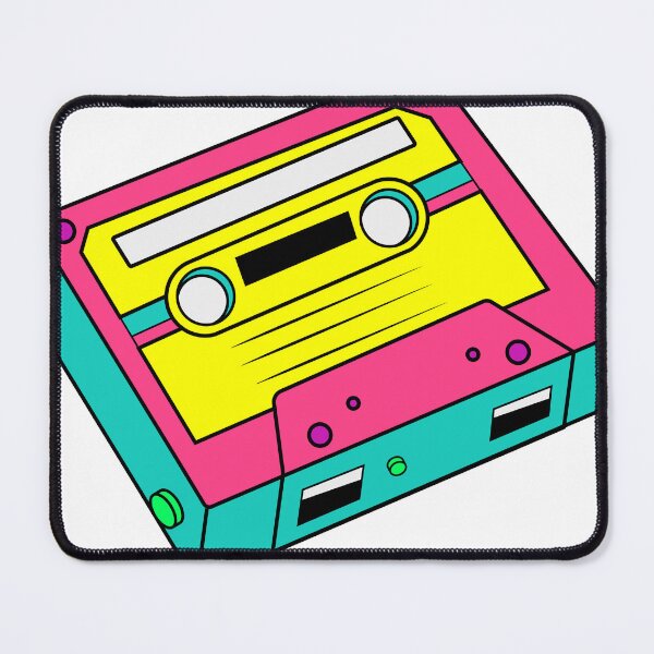 Item preview, 90s Neon Cassette Tape designed and sold by Nicki Oren Designs.