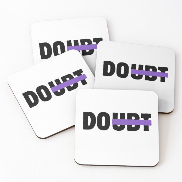 Item preview, Don’t Doubt – Strike Through Motivational Typography designed and sold by A-Szczesniak.