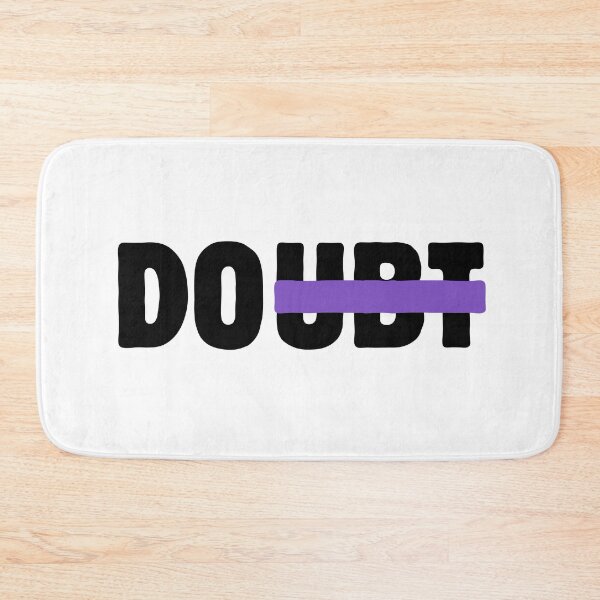 Item preview, Don’t Doubt – Strike Through Motivational Typography designed and sold by A-Szczesniak.