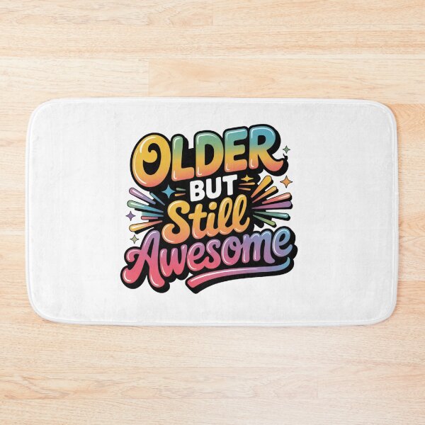 Item preview, Older But Still Awesome – Funny Aging Quote, Retro Birthday Humor Design designed and sold by WHDProduction45.