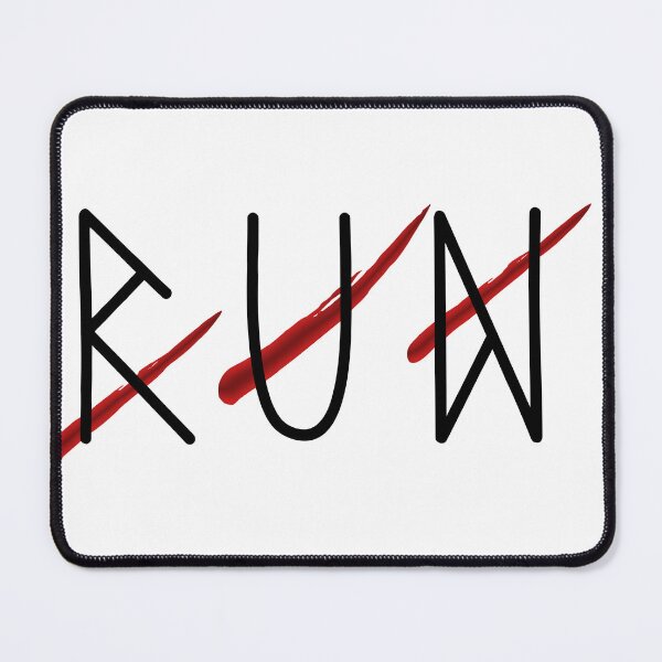 Item preview, Run Abstract Typography Artwork designed and sold by Storetarek.